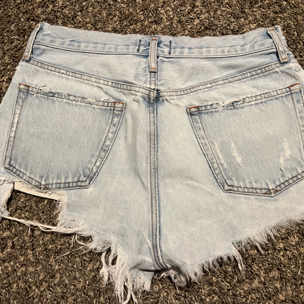Agolde Parker Cut Off Shorts - Picture 4 of 5